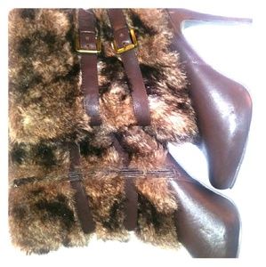 Rue 21 fur heel boots